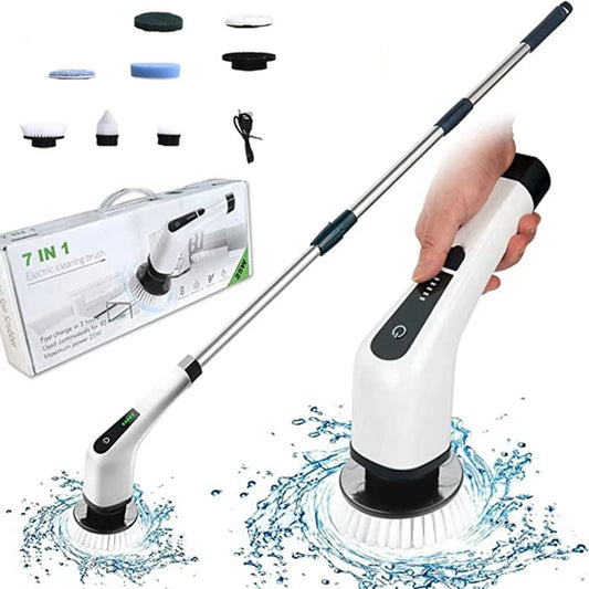 Adjustable Extension Handle Portable Clean Electric Brush